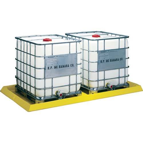 Postes de travail flexibles Spillpal sans grille, Capacit&eacute; 59 gal. US, 8' la x 4' lo x 3" h, Paroi en mousse Rock Safety Industrial Ltd