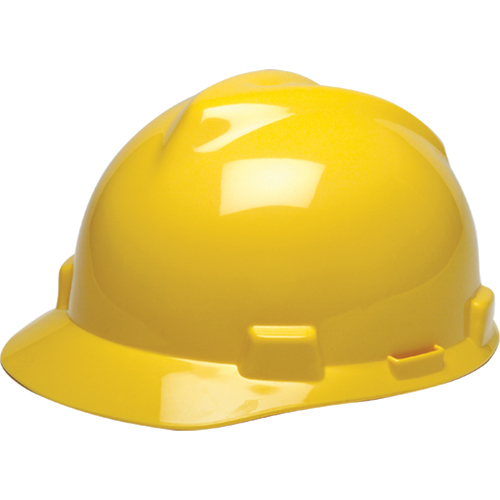 Casques de protection V-Gard - Suspensions 1-Touch, R&eacute;pond aux normes CSA type 1, Suspension Glissement rapide, Non ventil&eacute; Rock Safety Industrial Ltd