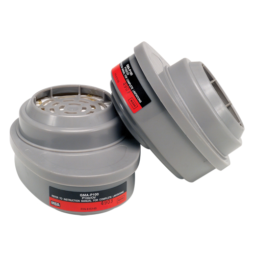 Cartouches pour respirateurs Advantage, Cartouche gaz/vapeur, Vapeurs organiques/P100 Rock Safety Industrial Ltd