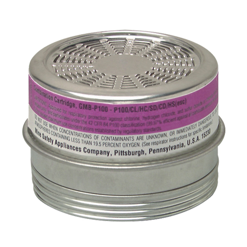 Comfo&reg; Respirator Cartridges, Gas/Vapour Cartridge, Acid Gas/P100 Rock Safety Industrial Ltd