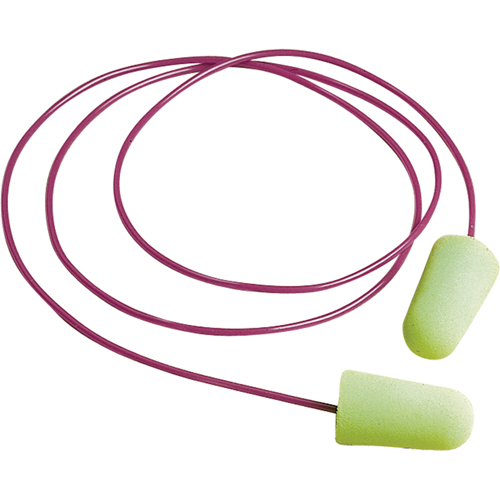 Bouchons d'oreilles en mousse Pura-Fit, Vrac - Boîte, Avec cordon Rock Safety Industrial Ltd