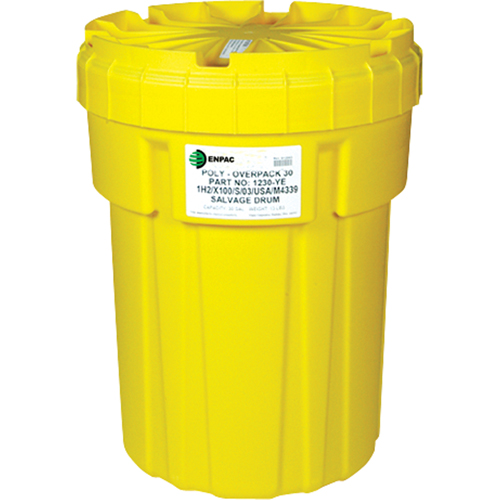 Barils de r&eacute;cup&eacute;ration Poly-Overpack 30, 30 gal. US, Stationnaire Rock Safety Industrial Ltd