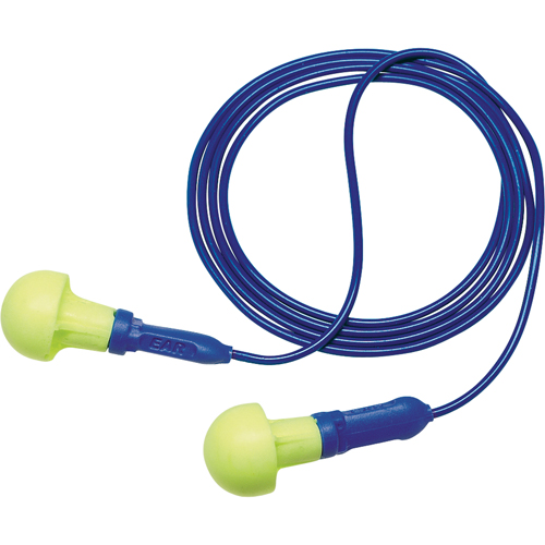 E-A-R Push-ins Metal Detectable Earplugs, Corded, One-Size, Bulk - Polybag, NRR 28 dB NRR dB Rock Safety Industrial Ltd