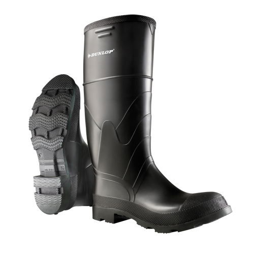 16" Economy Boots, PVC, Steel Toe, Size 6, Puncture Resistant Sole Rock Safety Industrial Ltd