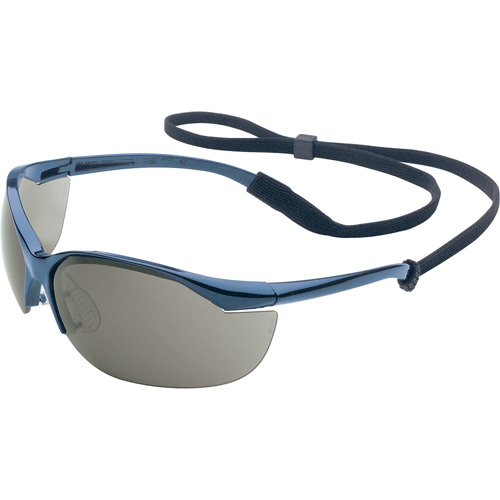 Lunettes de s&eacute;curit&eacute; Uvex Vapor, Lentille Grise/fum&eacute;e, Anti-&eacute;gratignures, ANSI Z87+/R&eacute;pond ou surpasse la norme CSA Z94.3 Rock Safety Industrial Ltd