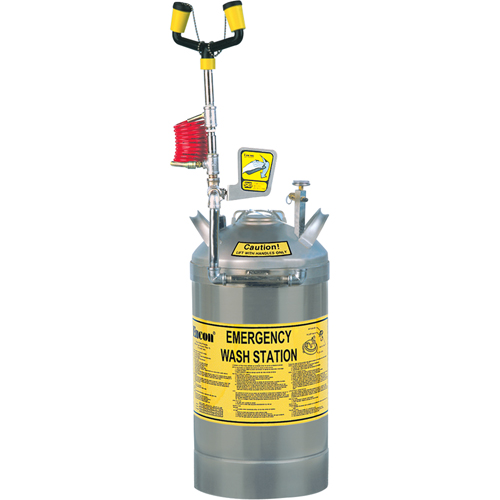 Self-Contained Eyewash Station, Pressurized, 13 gal. Capacity, Meets ANSI Z358.1 Rock Safety Industrial Ltd