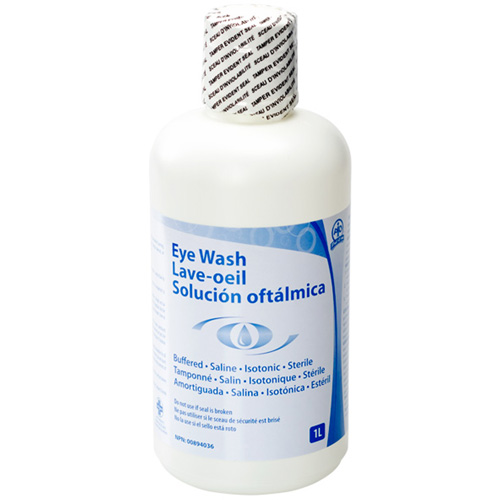 Accessoires pour poste de douche oculaire - Solution ophtalmique, 32 oz Rock Safety Industrial Ltd