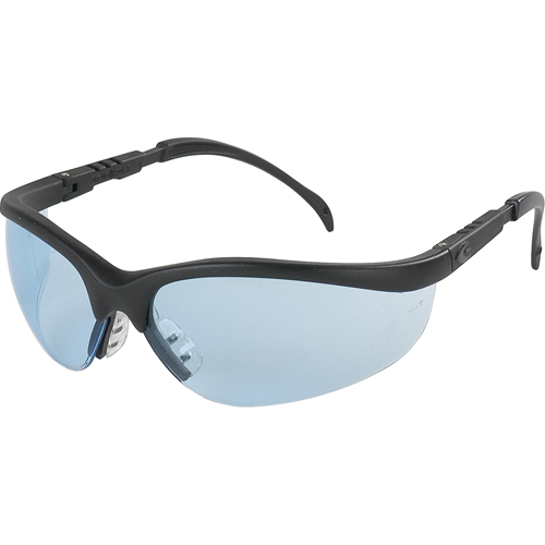 Lunettes de s&eacute;curit&eacute; Klondike, Lentille Bleu p&acirc;le, Anti-&eacute;gratignures, R&eacute;pond ou surpasse la norme CSA Z94.3 Rock Safety Industrial Ltd