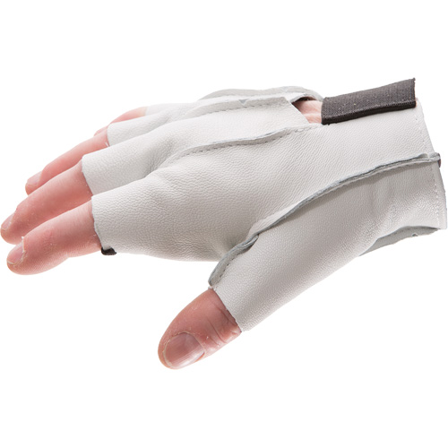 Gants antichocs avec paume &agrave; coussinet gaufr&eacute; - Gauche, Taille Grand, Paume Cuir fleur Rock Safety Industrial Ltd