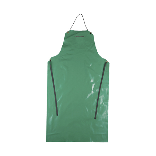 A43 48 Tablier ignifug&eacute; CA-43, Polyester/PVC, 29" lo x 48" la, Vert Rock Safety Industrial Ltd