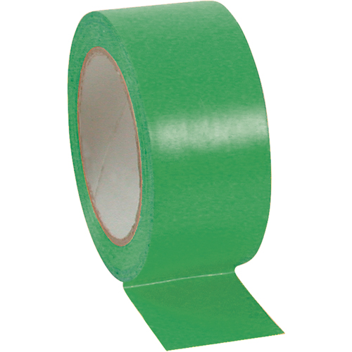 Rubans pour marquage d'all&eacute;es, 3" x 108', Vinyle, Vert Rock Safety Industrial Ltd