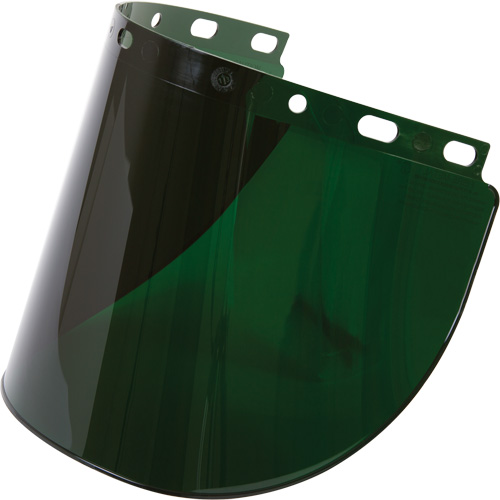 High Performance&reg; Faceshield, Propionate, Green Tint Rock Safety Industrial Ltd