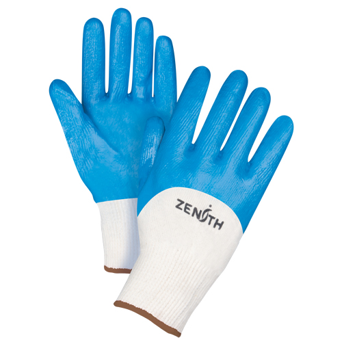 Gants enduits et tricot&eacute;s sans coutures de poids moyen, 9/Grand, R&ecirc;vetement Nitrile, Calibre 13, Enveloppe en Coton Rock Safety Industrial Ltd