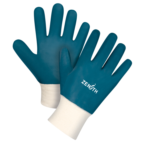 Gants &agrave; poignet en tricot de poids lourd, 8/Moyen, R&ecirc;vetement Nitrile, Enveloppe en Coton Rock Safety Industrial Ltd