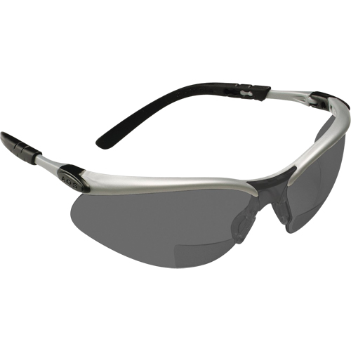 Lunettes de s&eacute;curit&eacute; BX avec verres de lecture, Antibu&eacute;e, Grise/fum&eacute;e, Dioptrie 2,0 Rock Safety Industrial Ltd