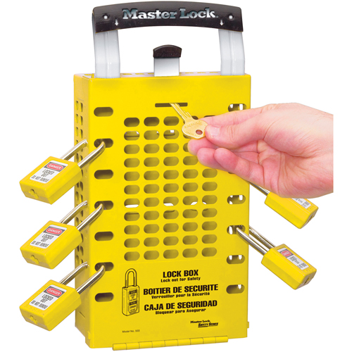Bo&agrave;tes de verrouillage Latch Tight, Jaune Rock Safety Industrial Ltd
