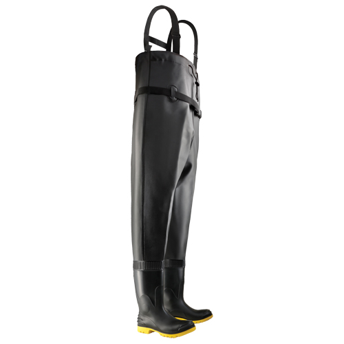 Chest Waders, 6, Steel Toe, Puncture Resistant Sole Rock Safety Industrial Ltd