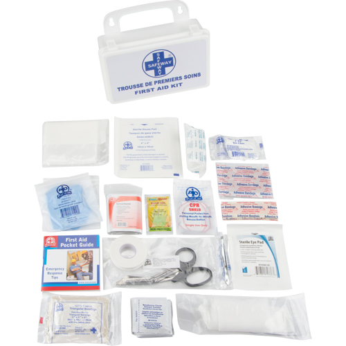 Trousse de premiers soins, Dispositif m&eacute;dical Classe 1, Boîte en plastique Rock Safety Industrial Ltd