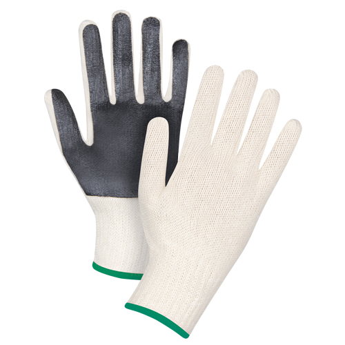 Gants en tricot &agrave; paume enduite, Poly/coton, Un c&ocirc;t&eacute;, Calibre 7, Moyen Rock Safety Industrial Ltd