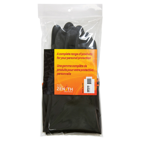 Gants de poids lourd pour la manipulation de produits chimiques, Taille 9, 18" lo, Latex de caoutchouc, 30 mils Rock Safety Industrial Ltd
