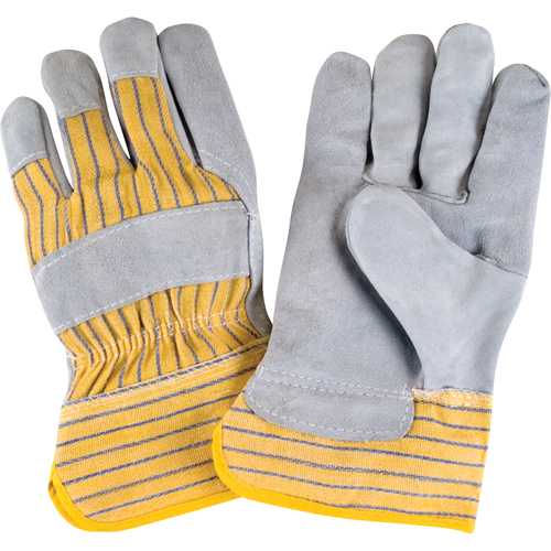 Premium Rugged Fitters Gloves, Large, Split Cowhide Palm, Cotton Inner Lining Rock Safety Industrial Ltd