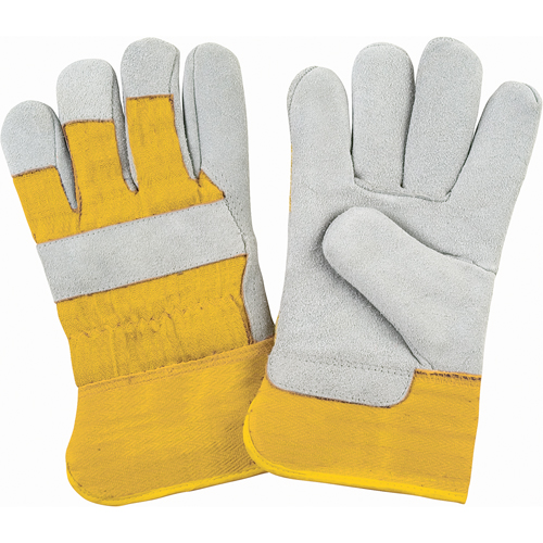 Gants d'ajusteur doubl&eacute;s pour l'hiver de premi&egrave;re qualit&eacute;, Moyen, Paume en Cuir de vache refendu, Doublure en Molleton de mousse Rock Safety Industrial Ltd