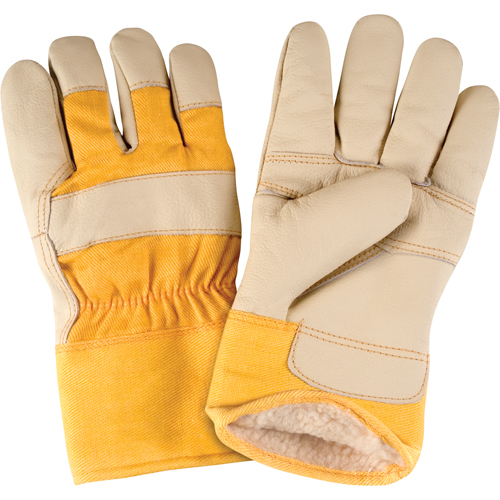 Standard-Duty Winter-Lined Fitters Gloves, X-Large, Grain Cowhide Palm, Boa Inner Lining Rock Safety Industrial Ltd