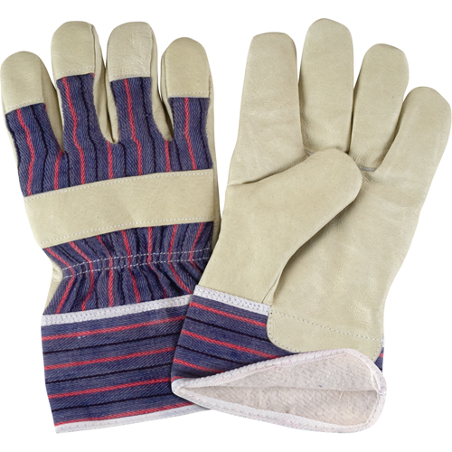 Gant pour le travail confortables doubl&eacute;s pour l'hiver, Grand, Paume en Cuir fleur de porc, Doublure en Molleton de coton Rock Safety Industrial Ltd