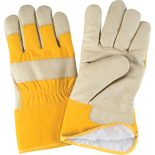 Winter-Lined Fitters Gloves, Large, Grain Pigskin Palm, Boa Inner Lining Rock Safety Industrial Ltd
