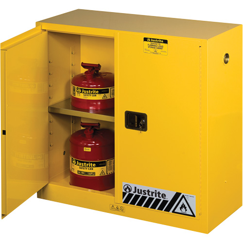 Armoires Sure-Grip EX pour produits inflammables, 30 gal., 2 Porte(s), 43" La x 44" h x 18" p Rock Safety Industrial Ltd