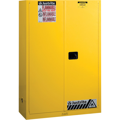 Armoires Sure-Grip EX pour produits inflammables, 45 gal., 2 Porte(s), 43" La x 65" h x 18" p Rock Safety Industrial Ltd