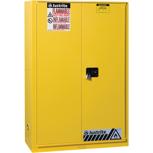 Armoires Sure-Grip EX pour produits inflammables, 45 gal., 1 Porte(s), 43" La x 65" h x 18" p Rock Safety Industrial Ltd