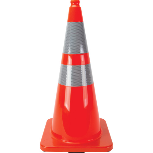 Recessed Cones, 28", Orange, 4" & 6" Reflective Collar(s) Rock Safety Industrial Ltd
