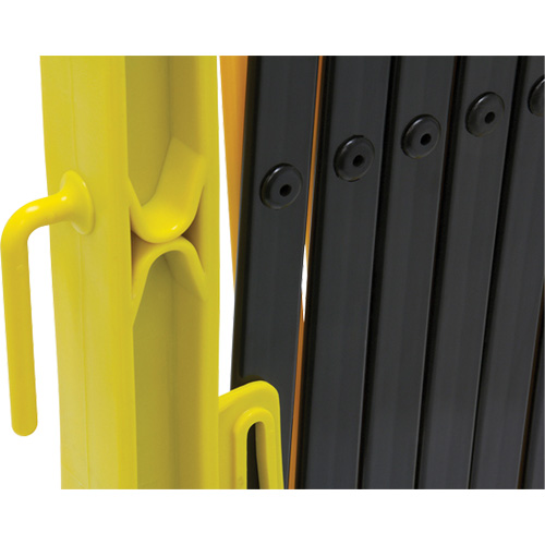 Barri&egrave;re Xpandit, 36" h x 11,5' lo, Noir/Jaune Rock Safety Industrial Ltd