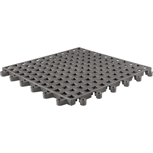 Tapis Ergodeck tout usage No 564 & No 566, PVC, 1-1/2' la c, 1-1/2' lo, 7/8" &eacute;paisseur, Charbon Rock Safety Industrial Ltd