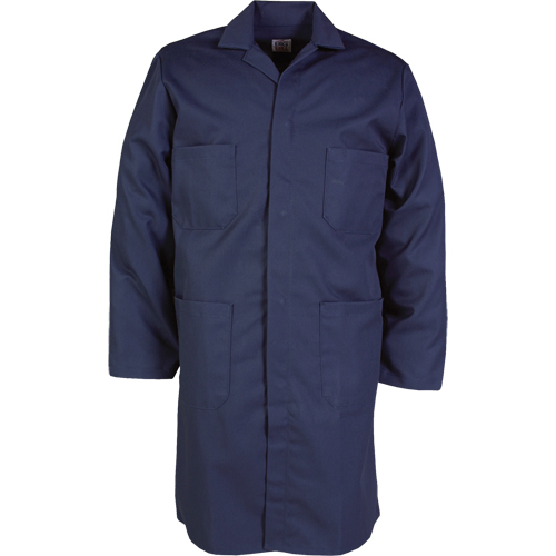 Lab Coat, Poly-Cotton, 46, Navy Blue Rock Safety Industrial Ltd