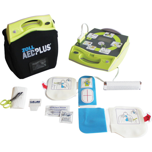 D&eacute;fibrillateur AED Plus, Semi-automatique, Anglais, Classe 4 Rock Safety Industrial Ltd