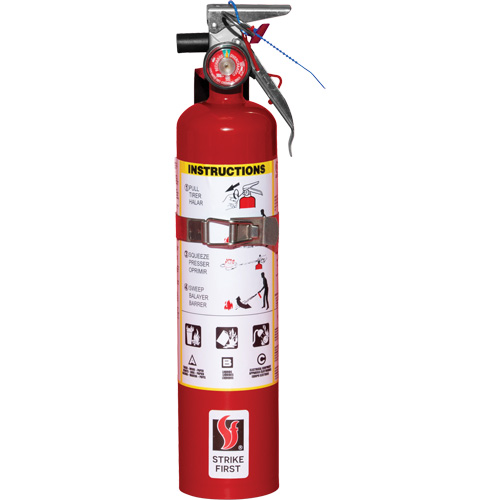 Extincteur d'incendie, ABC, Capacit&eacute; 2,5 lb Rock Safety Industrial Ltd