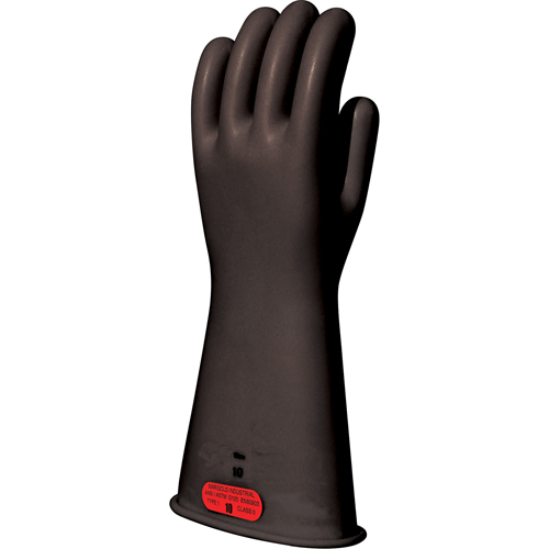Gants isolants en caoutchouc naturel noir, ASTM classe 0, Taille 8, 11" lo Rock Safety Industrial Ltd
