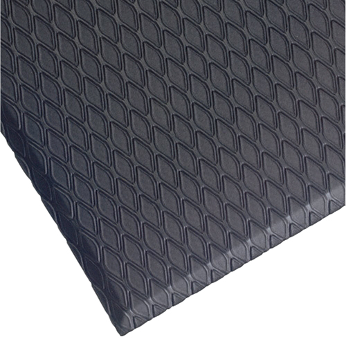 Cushion Max Mats, Diamond, 3-3/4' x 5-3/4' x 5/8", Charcoal, Nitrile/PVC Rock Safety Industrial Ltd