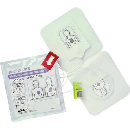 &eacute;lectrodes Pedi-Padz II, Zoll AED Plus Pour, Classe 4 Rock Safety Industrial Ltd