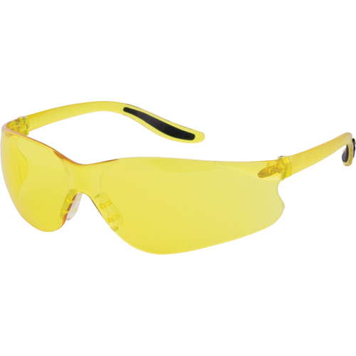Lunettes de s&eacute;curit&eacute; s&eacute;rie Z500, Lentille Ambr&eacute;e, Anti-&eacute;gratignures, ANSI Z87+/R&eacute;pond ou surpasse la norme CSA Z94.3 Rock Safety Industrial Ltd