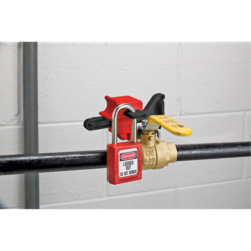Seal Tight Handle-On Valve Lockouts, Ball Type Rock Safety Industrial Ltd