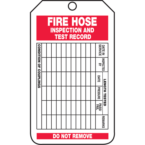 &eacute;tiquettes de s&eacute;curit&eacute; d'inspection et de contr&ocirc;le de l'&eacute;tat de l'&eacute;quipement, Papier cartonn&eacute;, 3-1/8" la x 5-7/8" h, Anglais Rock Safety Industrial Ltd