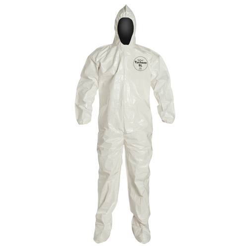 Tychem&reg; 4000 Coveralls, 2X-Large, White Rock Safety Industrial Ltd