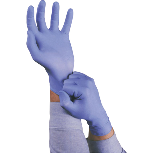 Gants TouchNTuff 92-675, Petit, Nitrile, 5 mils, Sans poudre, Bleu Rock Safety Industrial Ltd