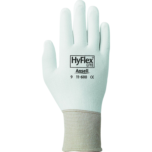 Gants Hyflex 11-600, 6/T-petit, R&ecirc;vetement Polyur&eacute;thane, Calibre 15, Enveloppe en Nylon Rock Safety Industrial Ltd