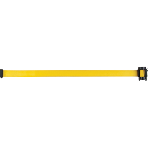 Cartouche de ruban pour assembler votre propre barri&egrave;re de contr&ocirc;le des foules, 7', Ruban Jaune Rock Safety Industrial Ltd