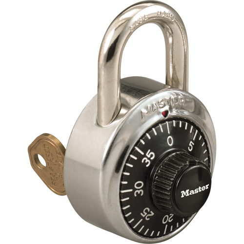 Padlock, Combination, Hardened Steel, 1-7/8" Width Rock Safety Industrial Ltd