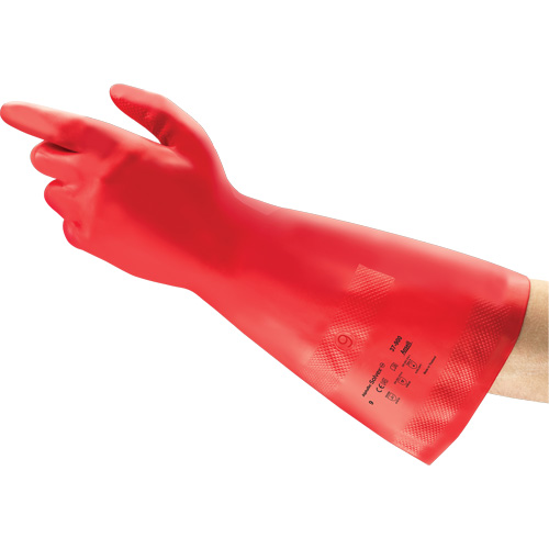 Gants r&eacute;sistants aux produits chimiques AlphaTec Solvez 37-900, Taille 7, 14,9" lo, Nitrile, 16,7-mil Rock Safety Industrial Ltd